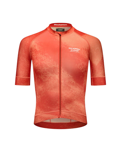 Pas Normal Studios - Maillot Mechanism Homme SS26 Maillots Pas Normal Studios XS Hibiscus Orange 
