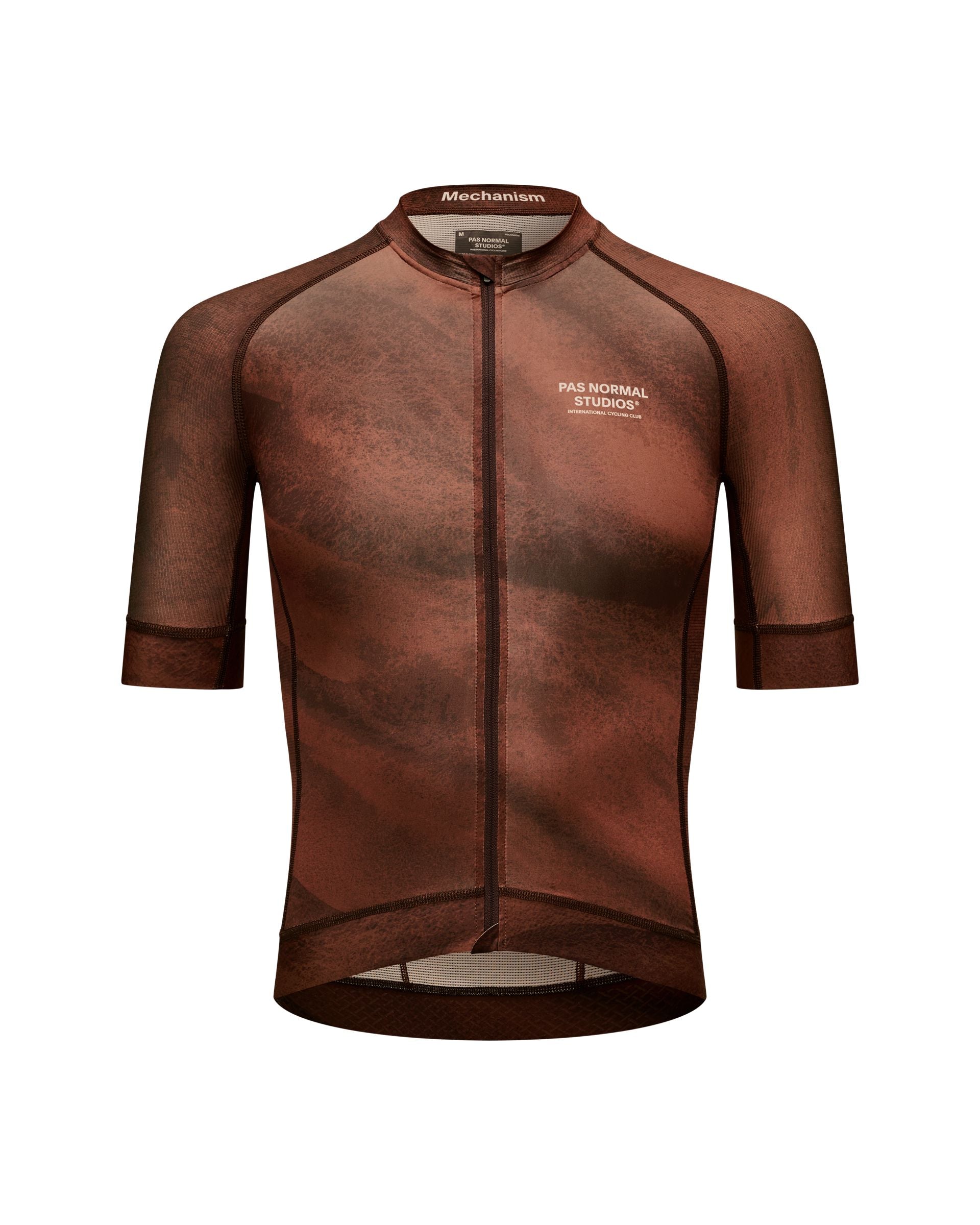 Pas Normal Studios - Maillot Mechanism Homme SS26 Maillots Pas Normal Studios XS AOP Light Brown 