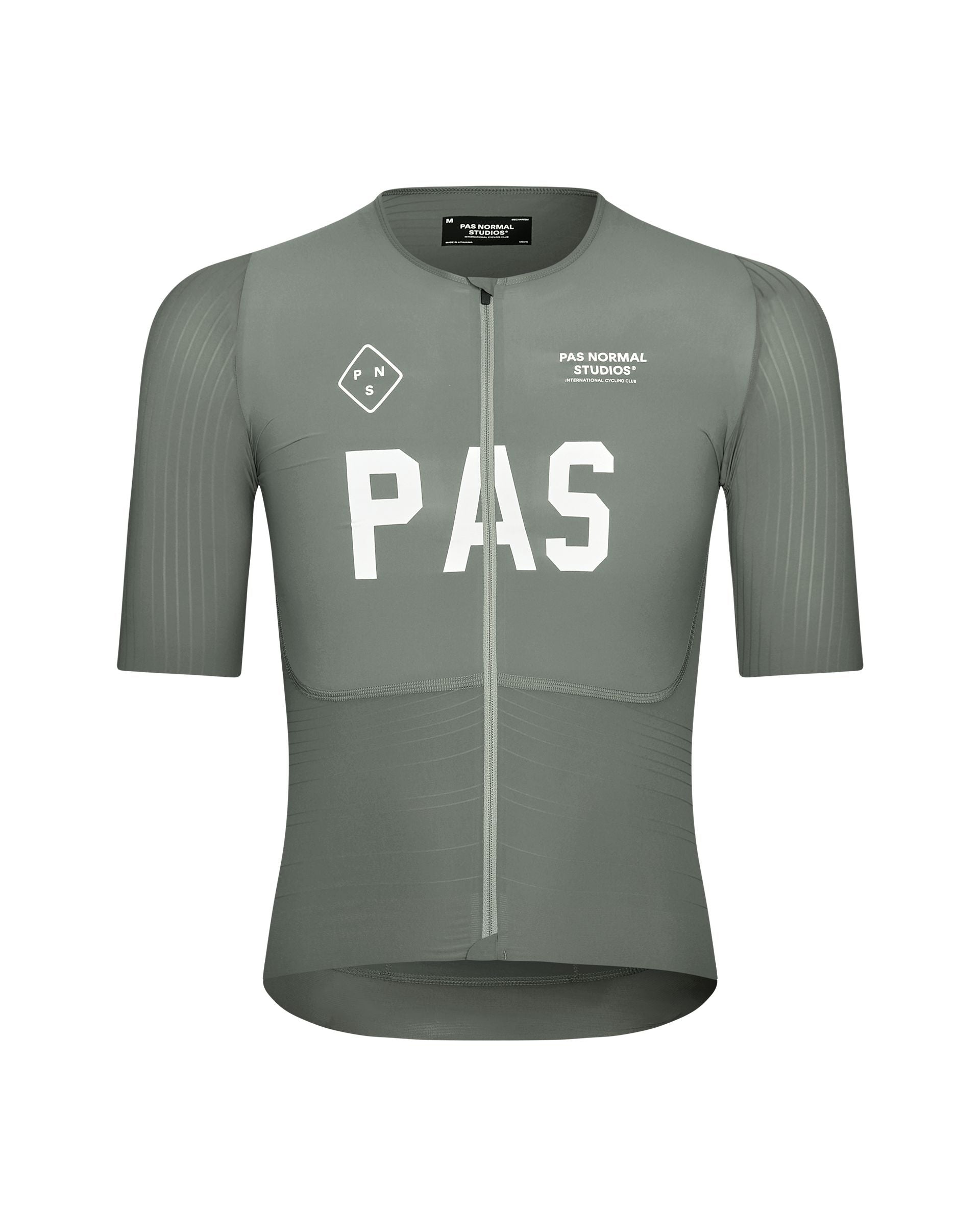 Pas Normal Studios - Maillot PAS Mechanism Pro Homme SS26 Maillots Pas Normal Studios Grey Moss S 