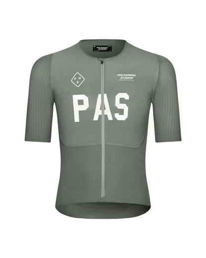 Pas Normal Studios - Maillot PAS Mechanism Pro Homme SS26 Maillots Pas Normal Studios Grey Moss S 