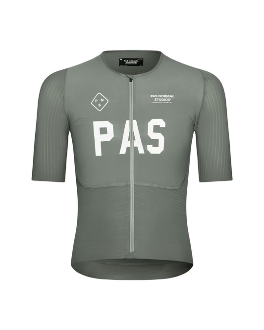 Pas Normal Studios - Maillot PAS Mechanism Pro Homme SS26 Maillots Pas Normal Studios Grey Moss S 