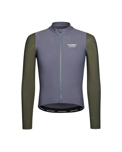 Pas Normal Studios - Maillot Mechanism Long Homme AW25 Maillots Longs Pas Normal Studios Steel Dark Olive XS 
