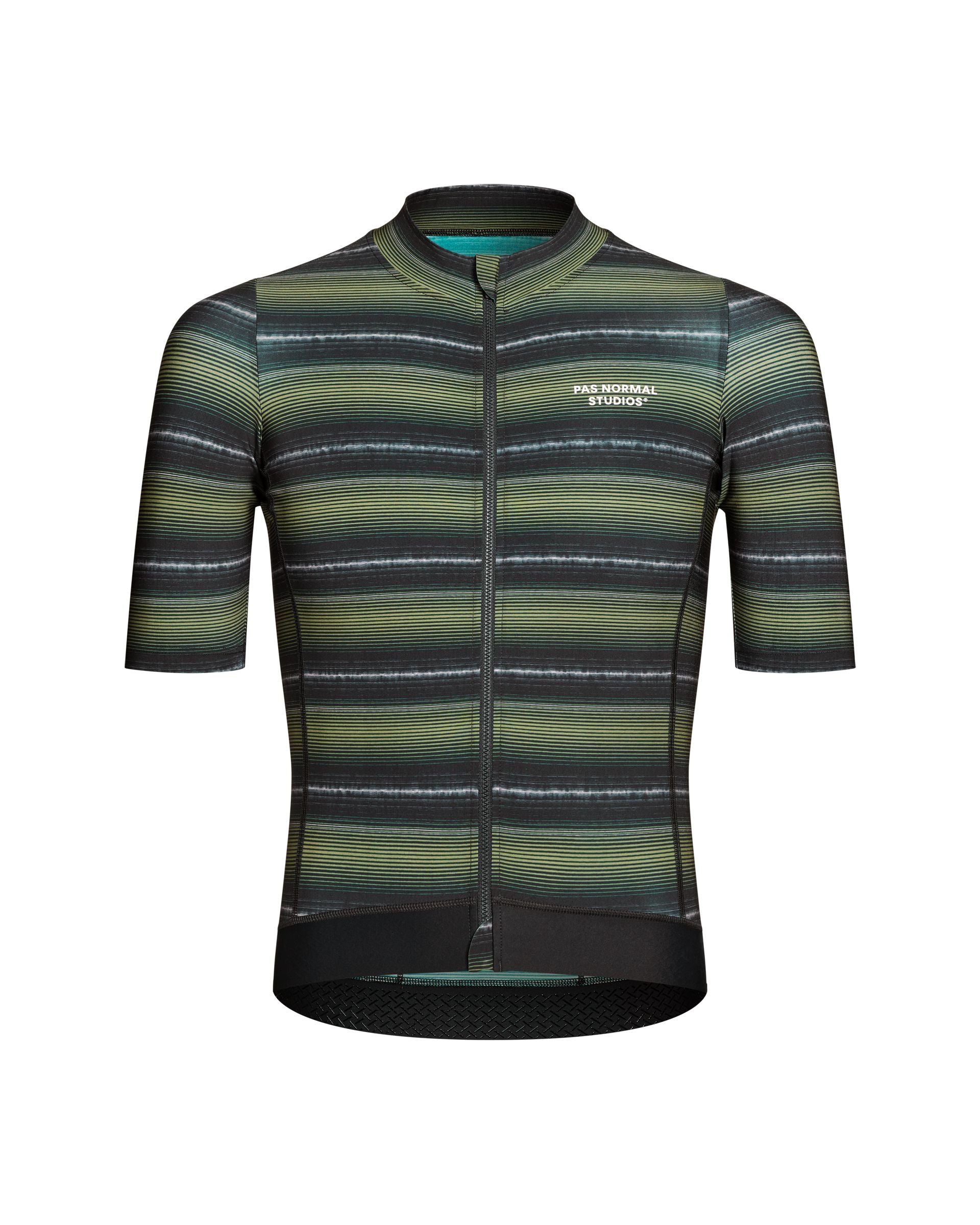 Pas Normal Studios - Maillot Essential Homme AW25 Maillots Pas Normal Studios Light Olive Stripe XS 