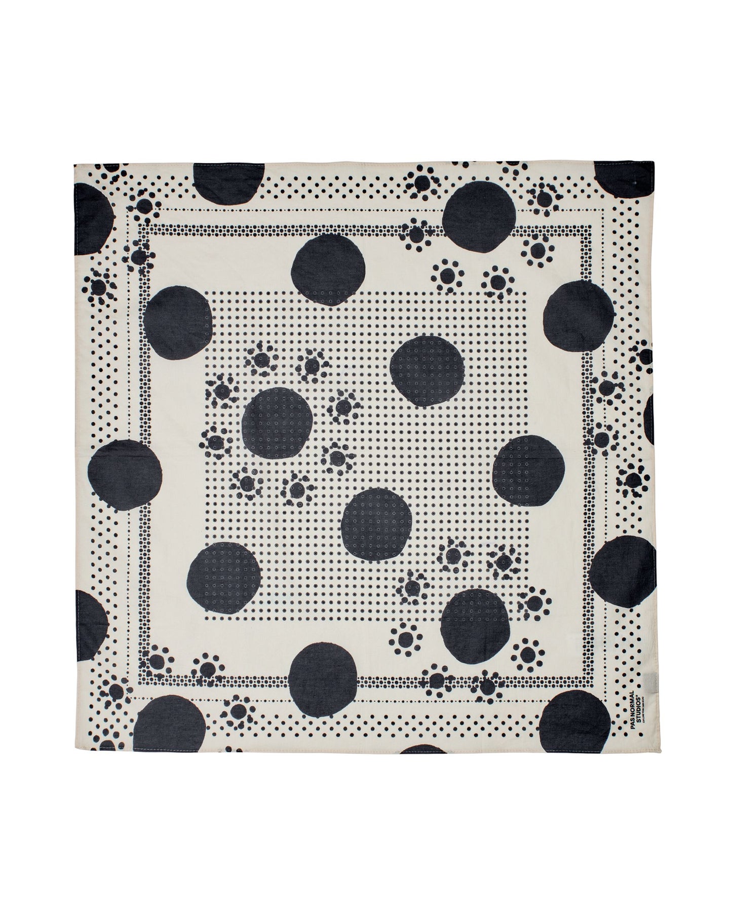 Pas Normal Studios - Bandana Off-Race SS26 Bandeaux Pas Normal Studios Off-White 