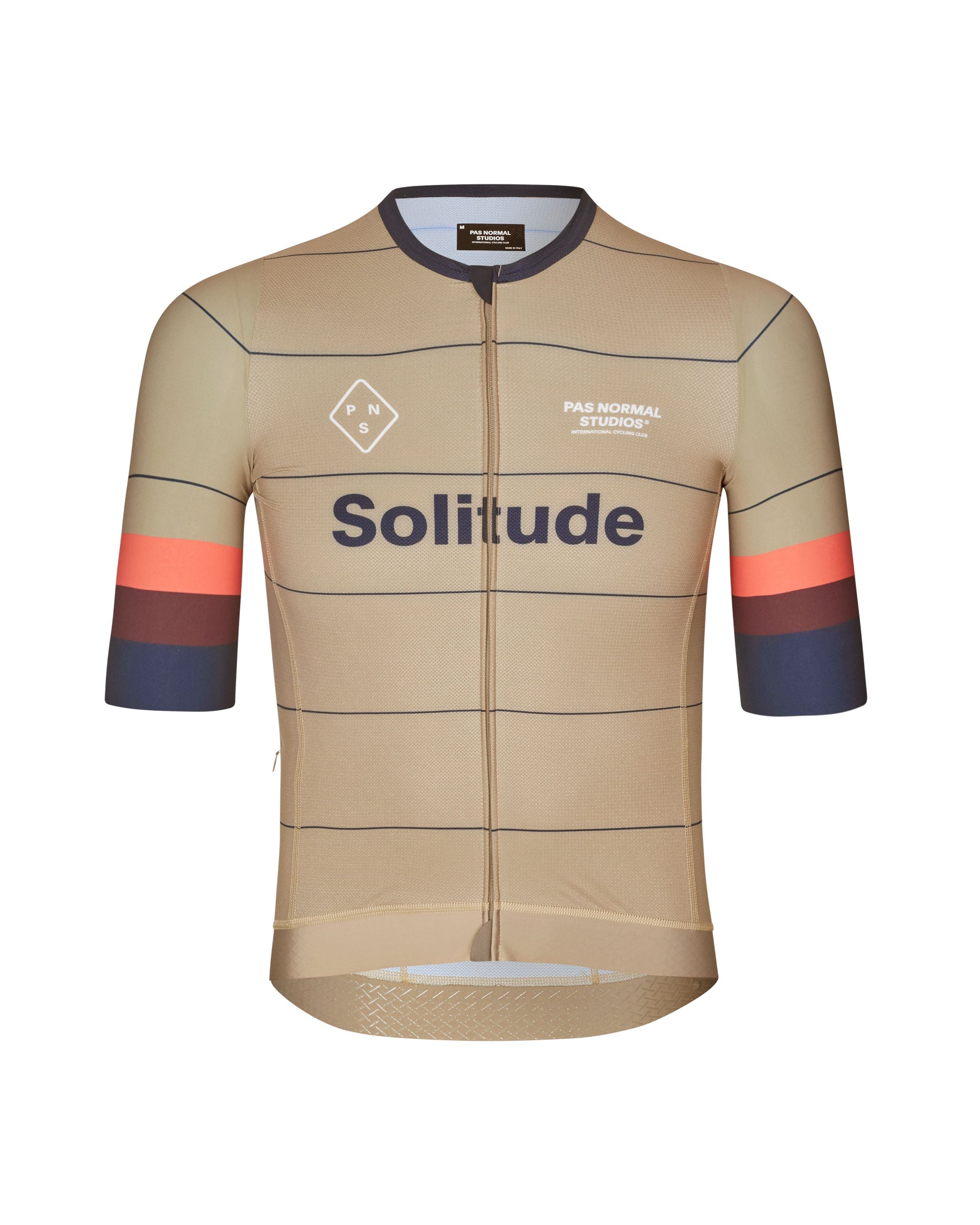 Pas Normal Studios - Maillot Solitude Late Drop velocartel Beige S 