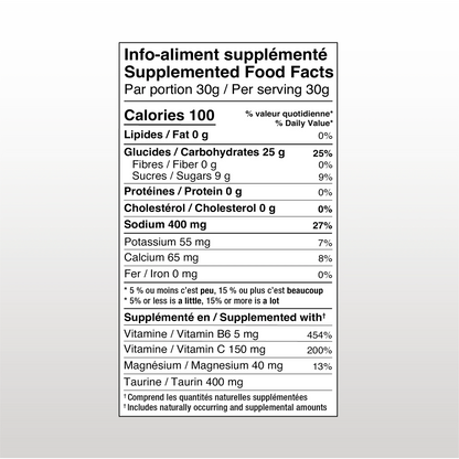 Rydrate - RYD-02 - Hydratation et Glucides Nutrition Rydrate 