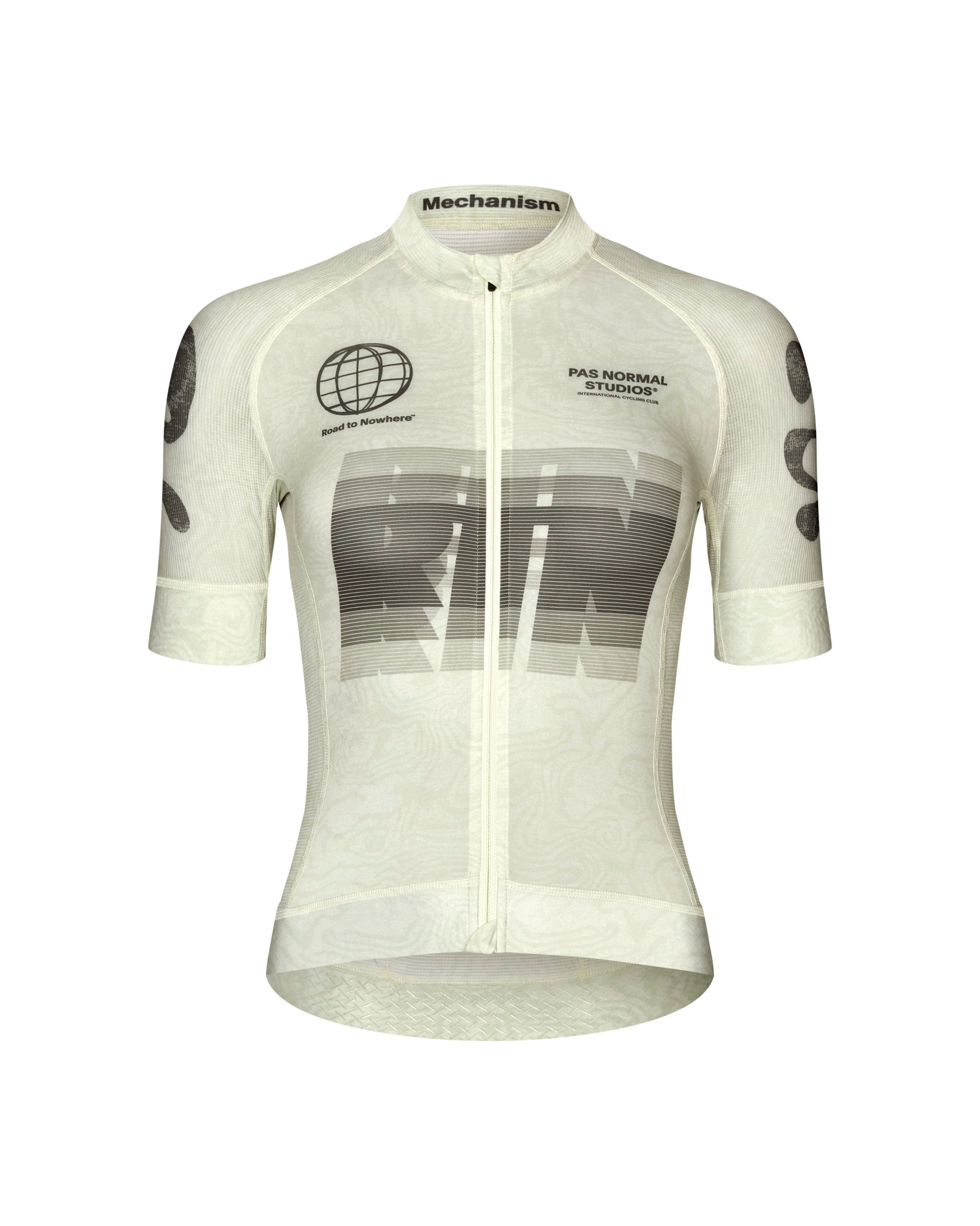 Pas Normal Studios - Maillot Mechanism RTN Femme SS26 Maillots Pas Normal Studios AOP RTN Off-White XS 