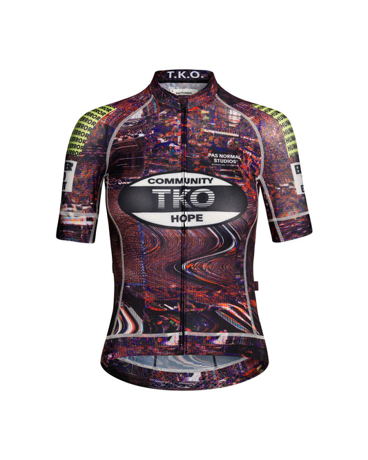 Pas Normal Studios - Maillot Mechanism T.K.O Femme SS25 Maillots Pas Normal Studios XS Human Error Pink 