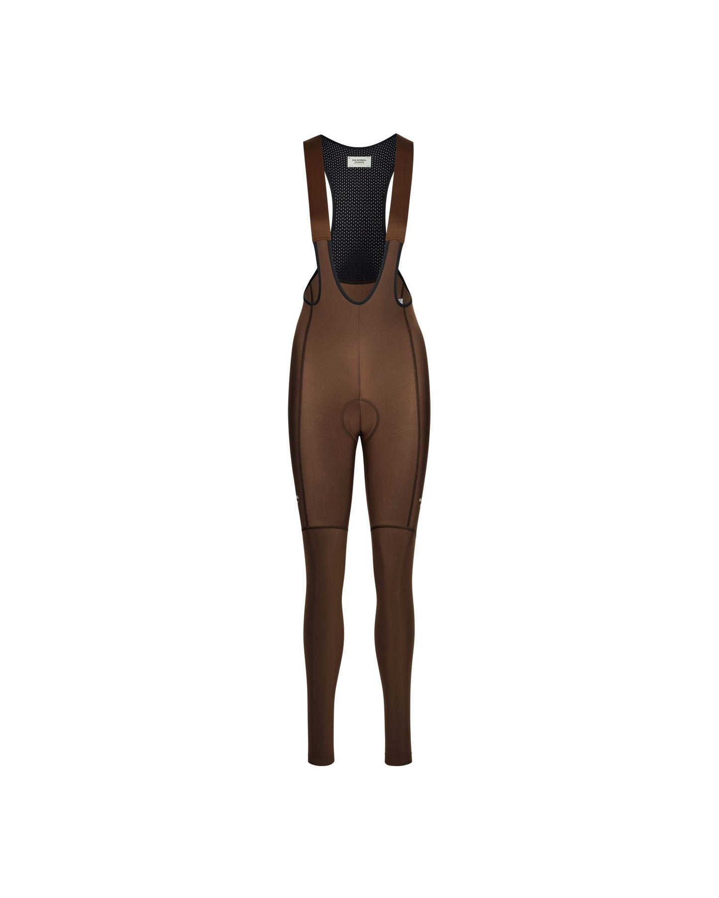 Pas Normal Studios - Bib Long Essential Thermal Femme AW25 Bibs Longs Pas Normal Studios Light Brown XS 