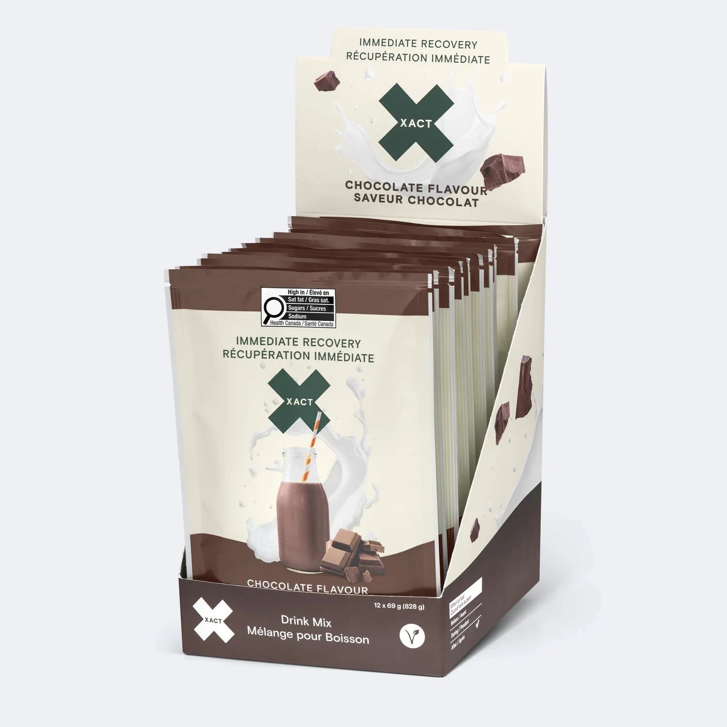 XACT Nutrition - Récupération Immédiate Boîte de 24 XACT Nutrition Chocolat 