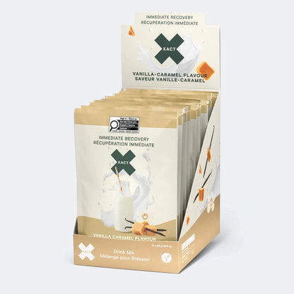 XACT Nutrition - Récupération Immédiate Boîte de 24 XACT Nutrition Vanille-Caramel 
