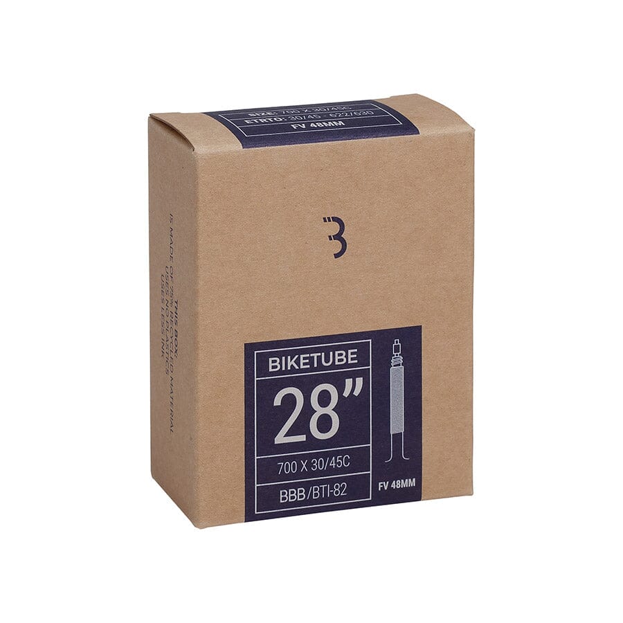 Chambre à air, 1.0mm, Presta, Non amovible, Longueur: 48mm, 700C, 30-43C, 184g Chambre à air BBB Cycling 