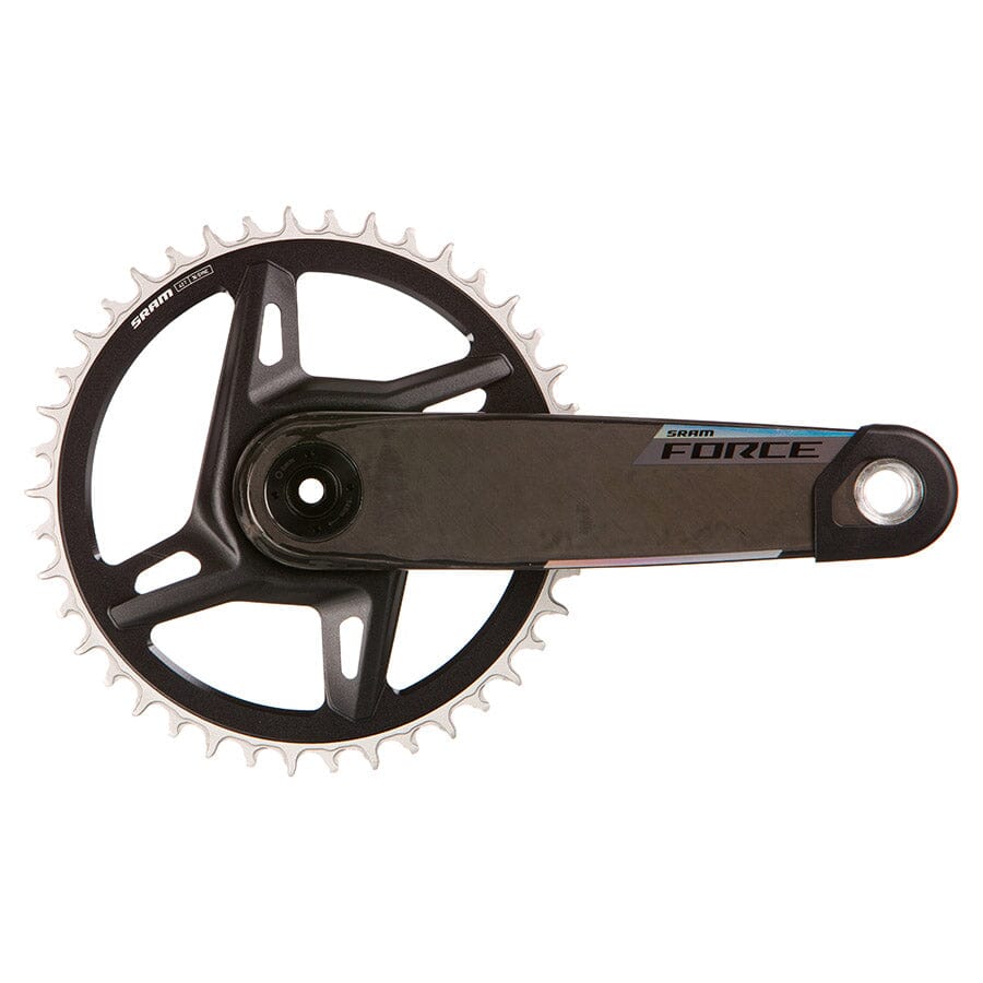 SRAM, Force 1x XPLR E1, Pédalier, Vitesses: 12/13, Axe: 28.99mm, BCD: Direct Mount SRAM 8 Boulons, 42, DUB, 165mm, Noir, Route velocartel 