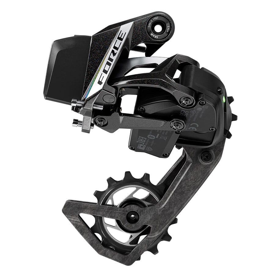 SRAM - Force AXS E1, Dérailleur arrière route, Vitesses: 12, Noir velocartel 