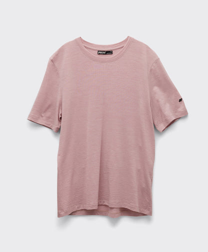 Parmi Lifewear - T-shirt Merino Free Range Femme T-Shirts Parmi Blush XS 