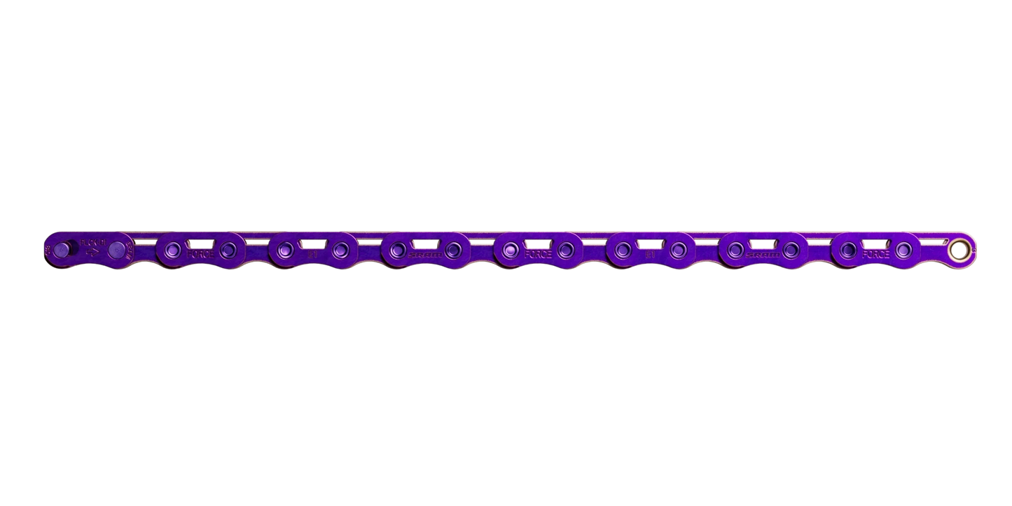 SRAM - Chaîne FORCE AXS E1, 12/13 vitesses (126 maillons) Chaînes SRAM 126 Mauve 