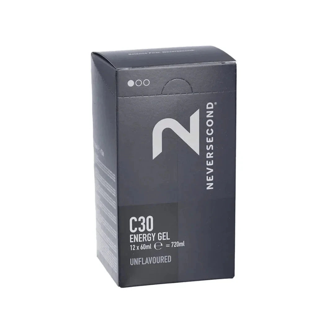 Neversecond - Gels C30 Boîte de 12 Nutrition Neversecond Unflavored 