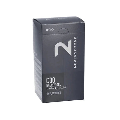 Neversecond - Gels C30 Boîte de 12 Nutrition Neversecond Unflavored 