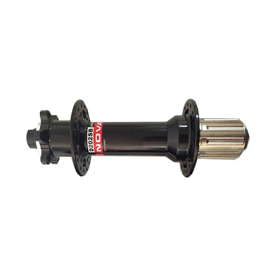Novatec- D202SB, Moyeu à disque, Arrière, 32T, 12mm TA, 197mm, Shimano HG, Noir velocartel 