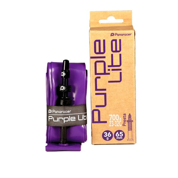 CHAMBRE À AIR DE ROUTE 700c PURPLE LITE EN TPU – VALVE 65 mm 23 a 32C Chambre à air Panaracer 