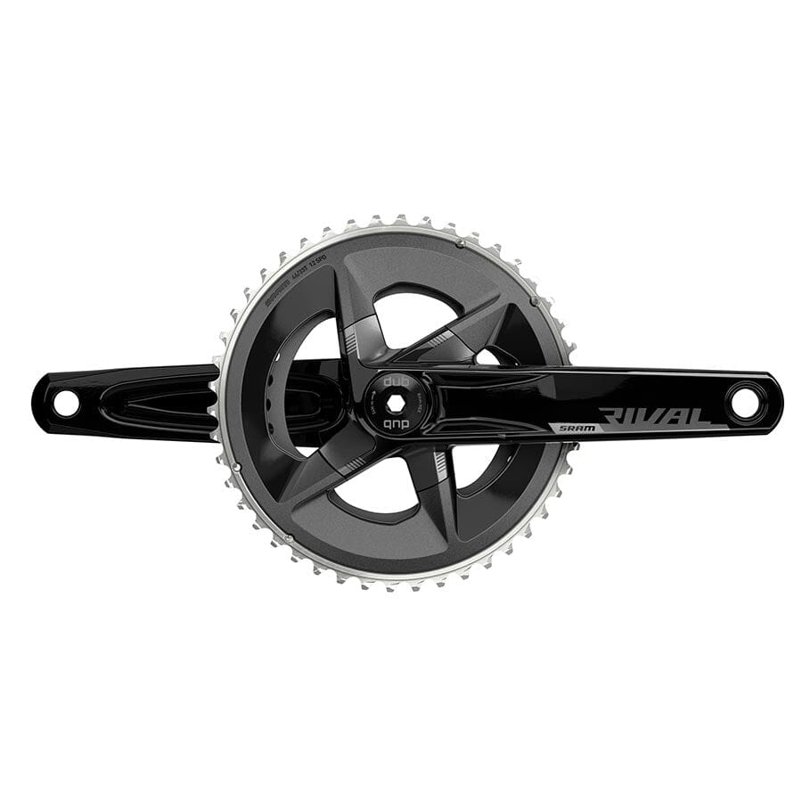 SRAM - Rival D1 2x, Pédalier, Vitesses: 12, Axe: 28.99mm, BCD: 107, 46/33, DUB, 170mm, Noir, Route Disque velocartel 
