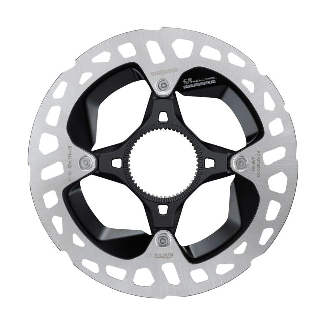 SHIMANO- ROTOR FOR DISC BRAKE, RT-MT900, SS 140MM, W/LOCK RING (External Spline Type) velocartel 