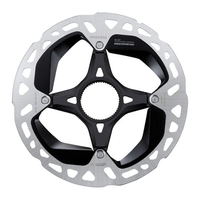 Shimano-ROTOR FOR DISC BRAKE, RT-MT900, S 160MM, W/LOCK RING (External Spline Type) velocartel 