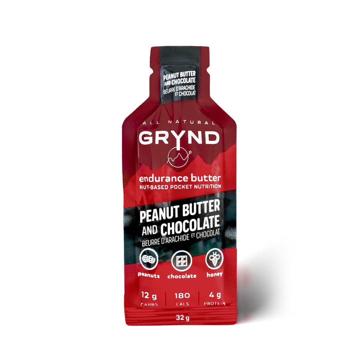 Grynd Endurance Gel Arachide/Chocolat Nutrition Grynd 