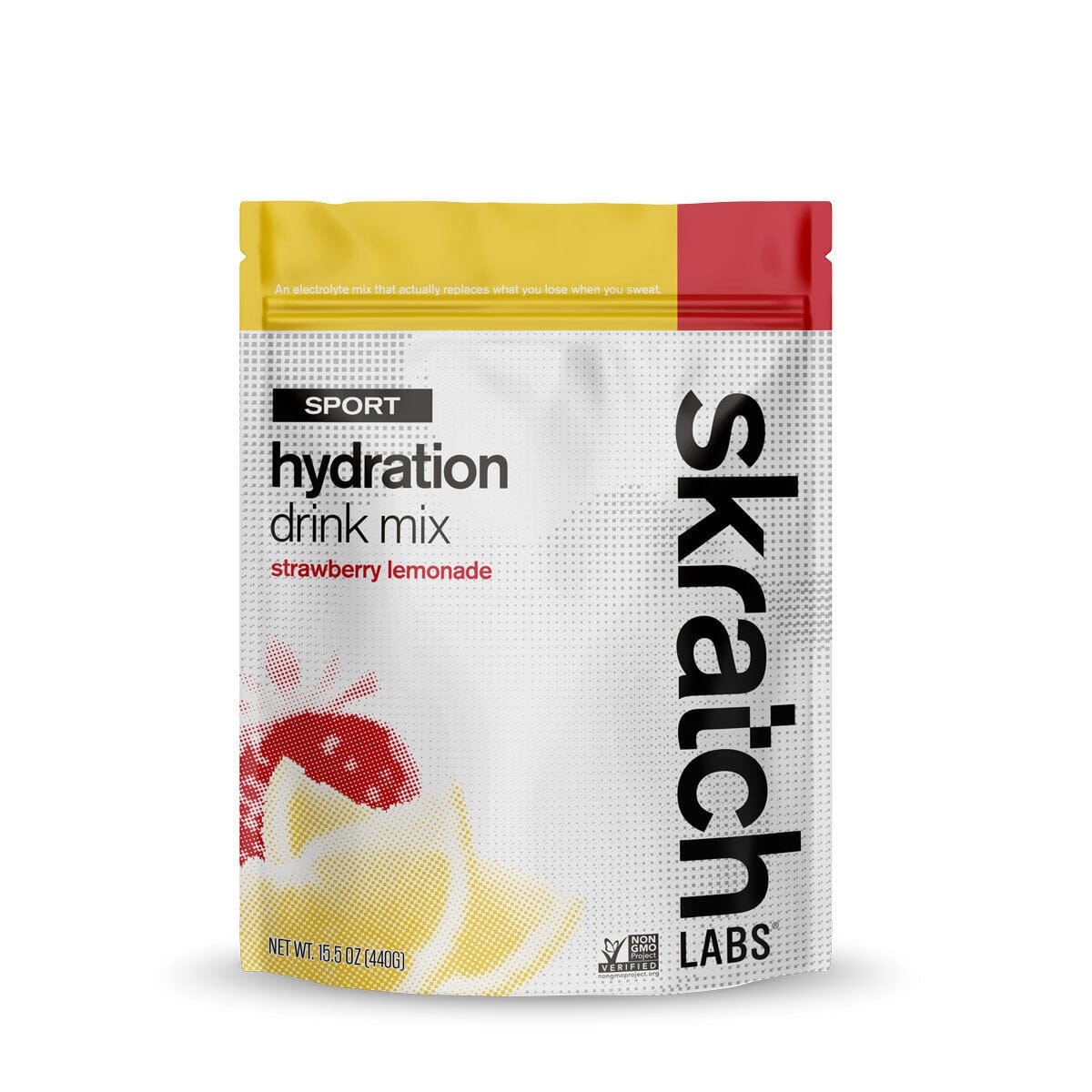 Skratch Labs - Hydratation 440G Skratch Limonade Fraises 