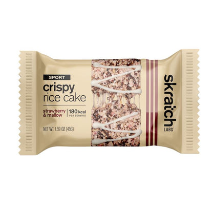 Sport Crispy Rice Cake Nutrition Skratch Fraise Mallow 