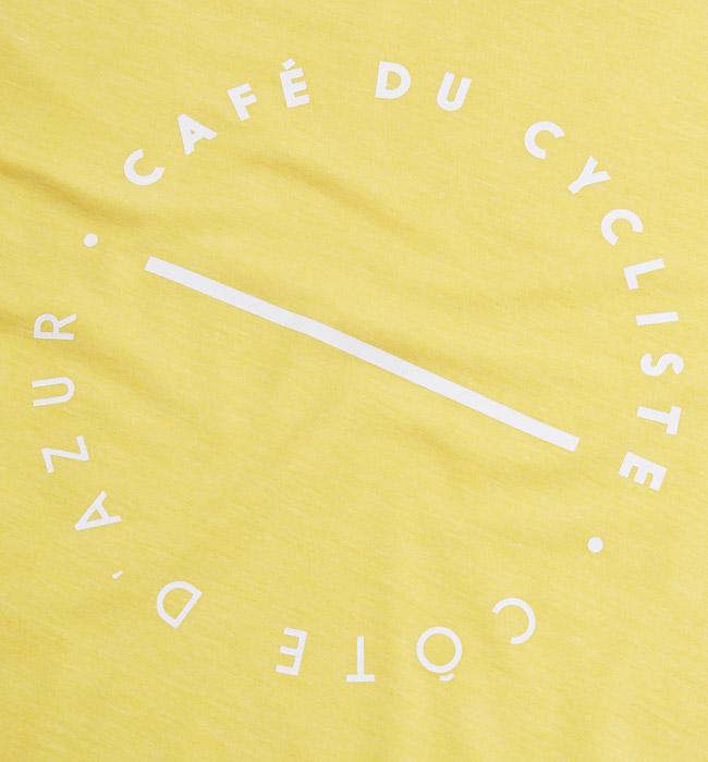 T-shirt Logo Jaune T-Shirts Café du Cycliste 