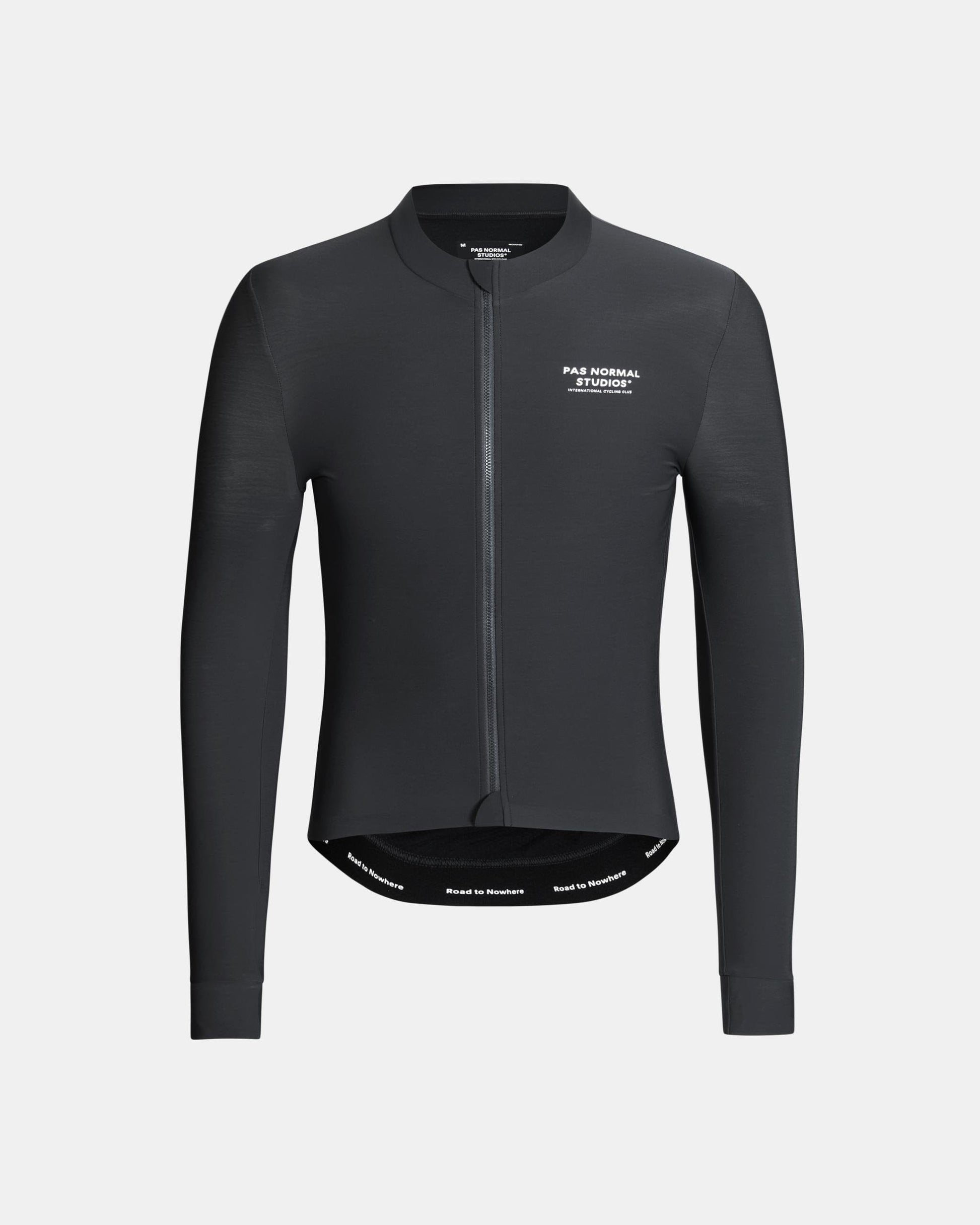 Pas Normal Studios - Jersey Long Mechanism Homme Long Sleeve Jerseys Pas Normal Studios Black Pearl XS 
