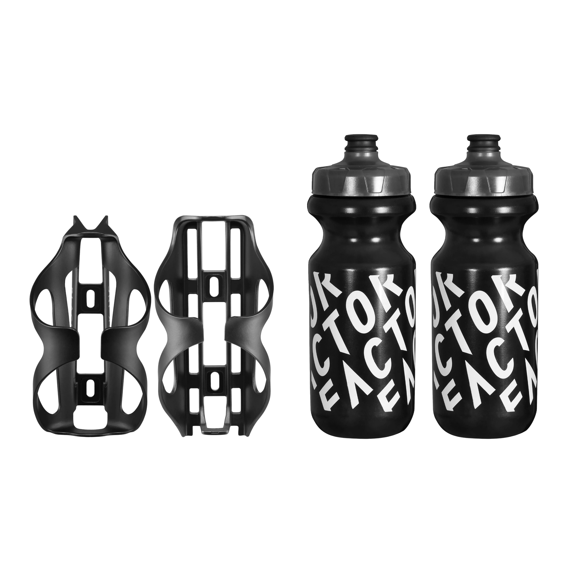 Factor - Black Inc Bidon et Aero Cage Set bidon Black Inc 