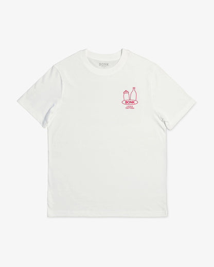 Bonk Cycling Club - T-Shirt Carb Love T-Shirts Bonk Cycling Club Off-White S 