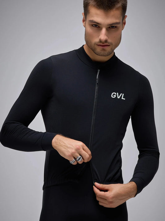 Givelo - Jersey Thermal Jersey Modern Classic Unisex Long Sleeve Jerseys 