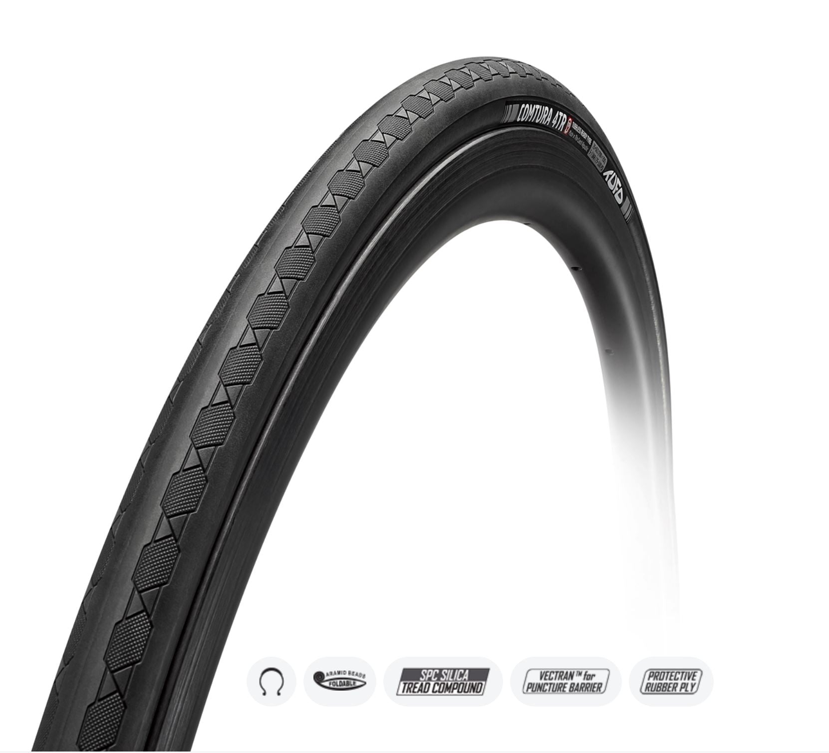 Tufo - Comtura 4TR tire Tires Tufo Black 25mm 