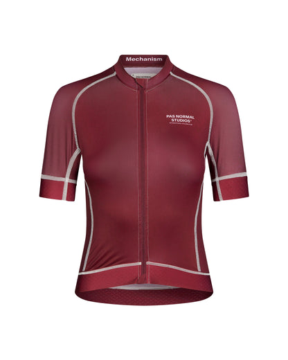 Pas Normal Studios - Jersey Mechanism Women SS25 Maillots Pas Normal Studios Burgundy XS 