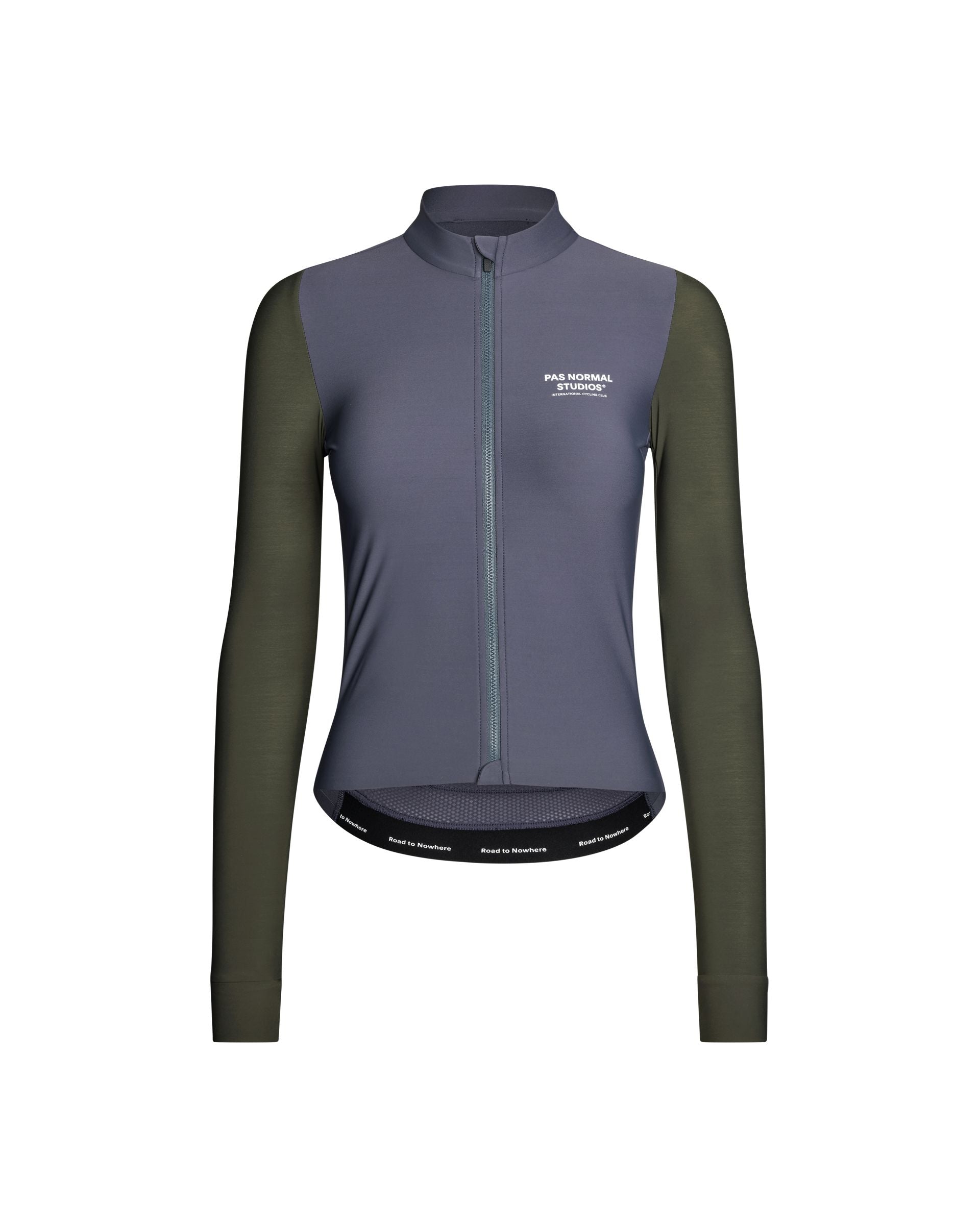 Pas Normal Studios - Jersey Mechanism Long Women AW25 Long Sleeve Jerseys Pas Normal Studios Steel Dark Olive XS 