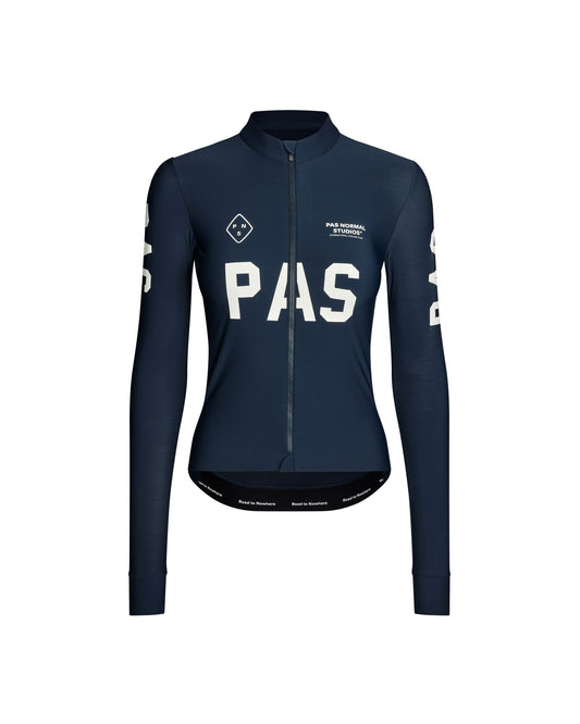 Pas Normal Studios - Jersey Mechanism Long PAS Women AW25 Long Sleeve Jerseys Pas Normal Studios Navy XS 