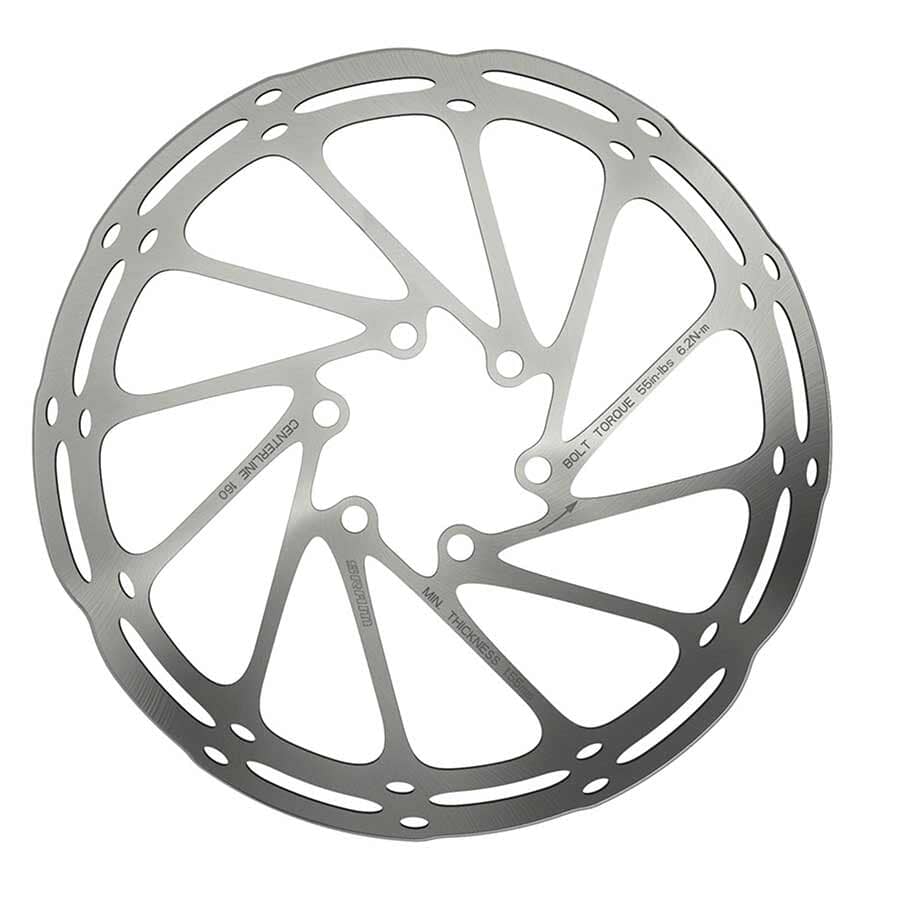 SRAM, Centerline Rounded, Disc brake rotor, ISO 6B, 180mm velocartel 