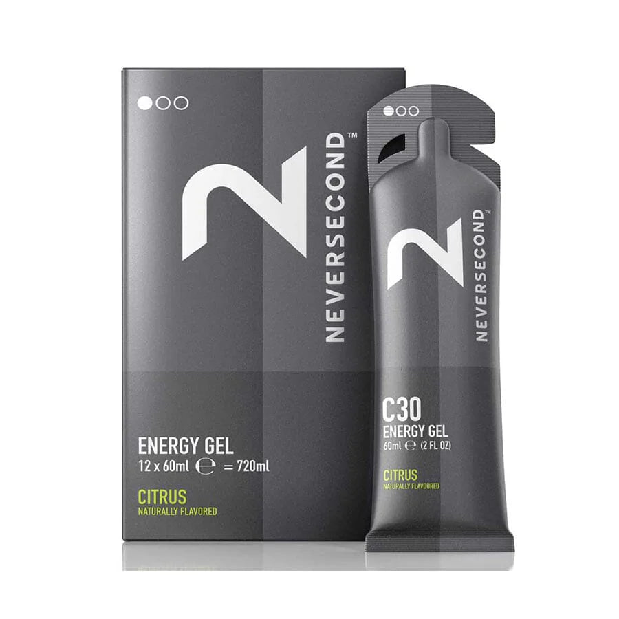 Neversecond - C30 Gels Box of 12 Nutrition Neversecond Citrus 