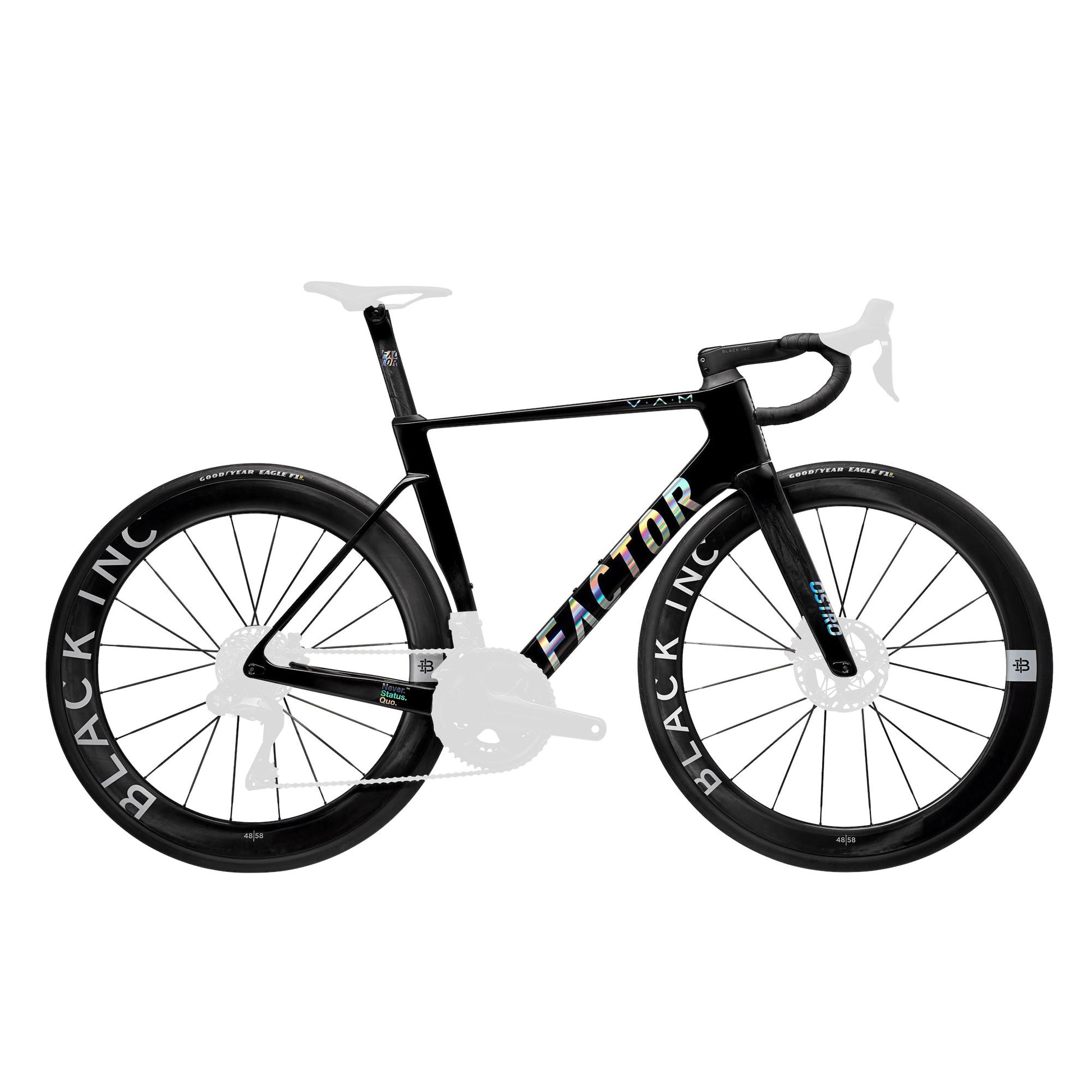 Factor - Ostro VAM 2.0 Premium Package (Frameset/Wheelset) Road Bikes Factor Gloss Chrome Shimano 45cm