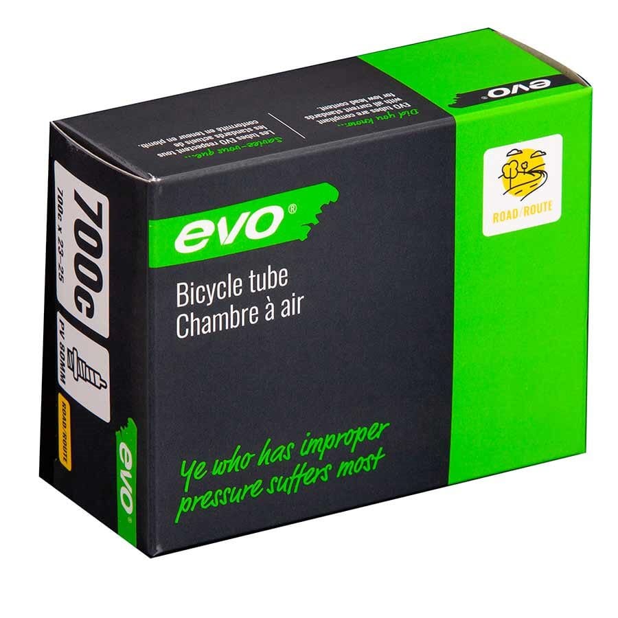 EVO - Presta inner tube, 700C, 23-25C, 80mm Evo inner tube 