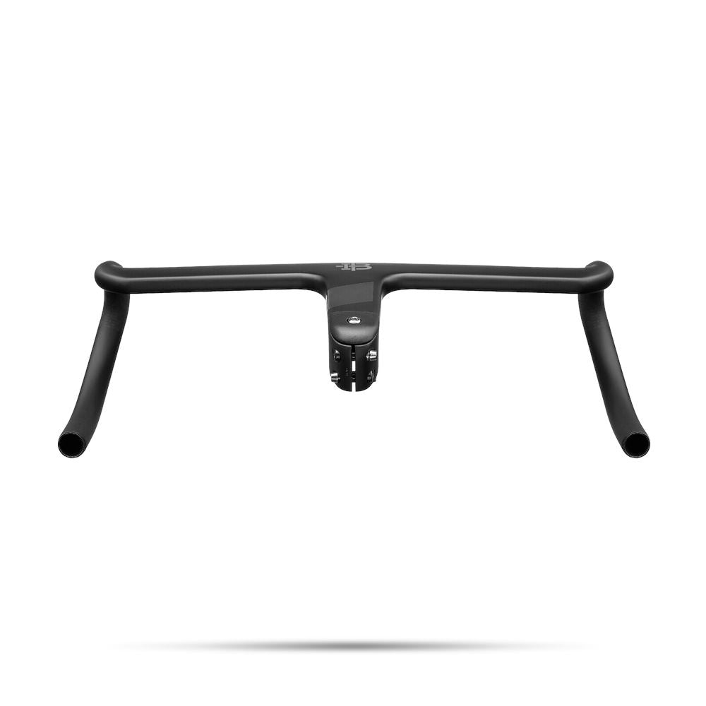 Integrated carbon handlebar outlet