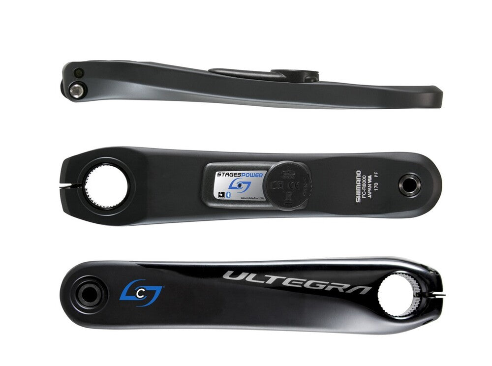 Stages Cycling - Power Meter Left Ultegra R8000 Power Meters Stages Cycling 