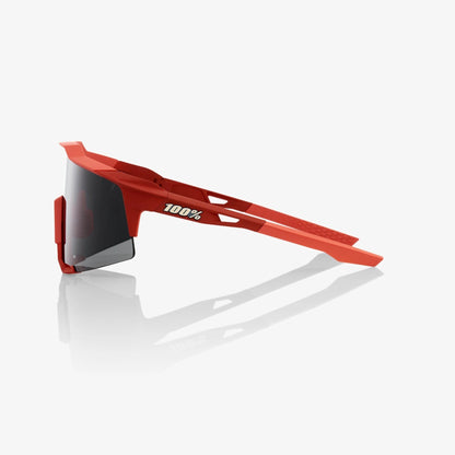 Sunglasses Speedcraft | Soft Tact Coral - Black Mirror Lens Sunglasses 100% 