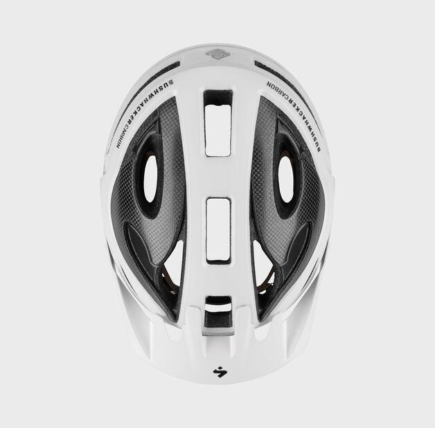 Helmet Bushwhacker II Carbon MIPS White Mat Helmets - Mountain Sweet Protection 