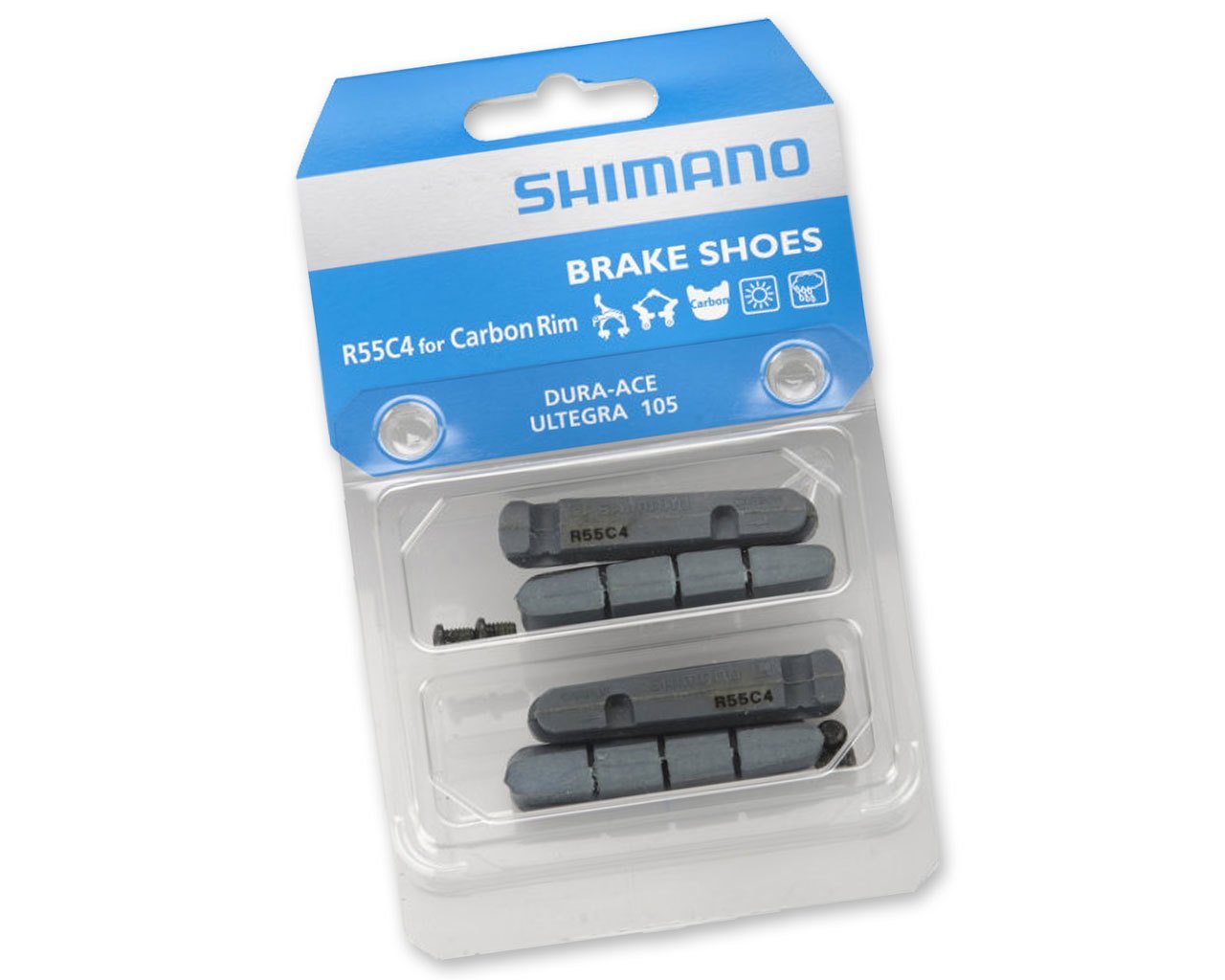 R55C4 brake pads for carbon rims (2 pairs) Shimano brake pads 