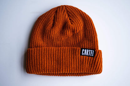 Vélo Cartel - Beanie Cartel Orange Brulée Beanies Vélo Cartel 