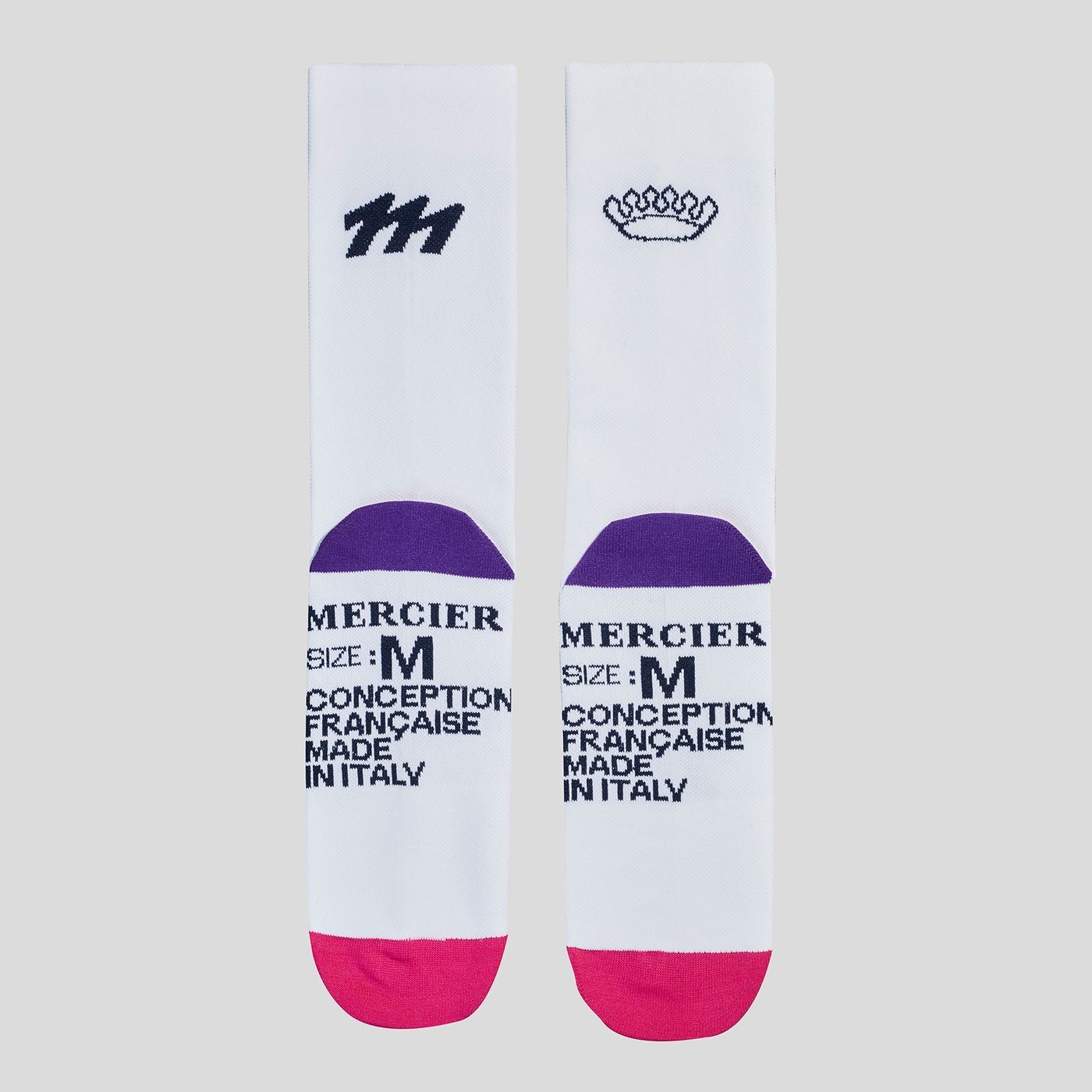 MERCIER Solid Socks Socks Mercier.CC White S 